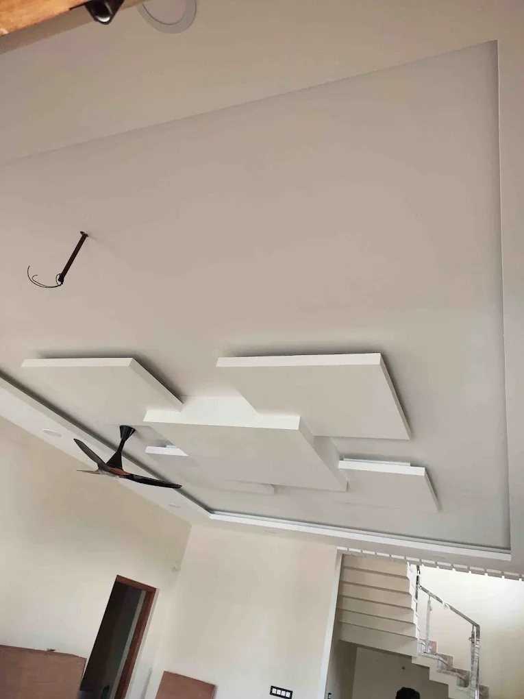 Gypsum false ceiling by Pandian False Ceiling