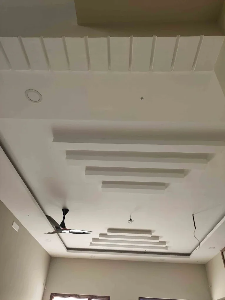 Gypsum false ceiling by Pandian False Ceiling